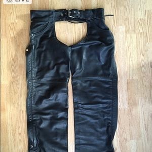 EUC Leather Chaps M